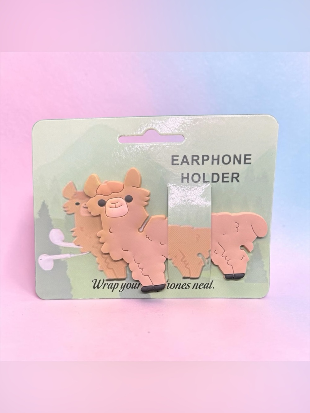 🏷️‼️5/$25🏷️‼️🩷Cute Llama Earphone Holder/NIP🩷